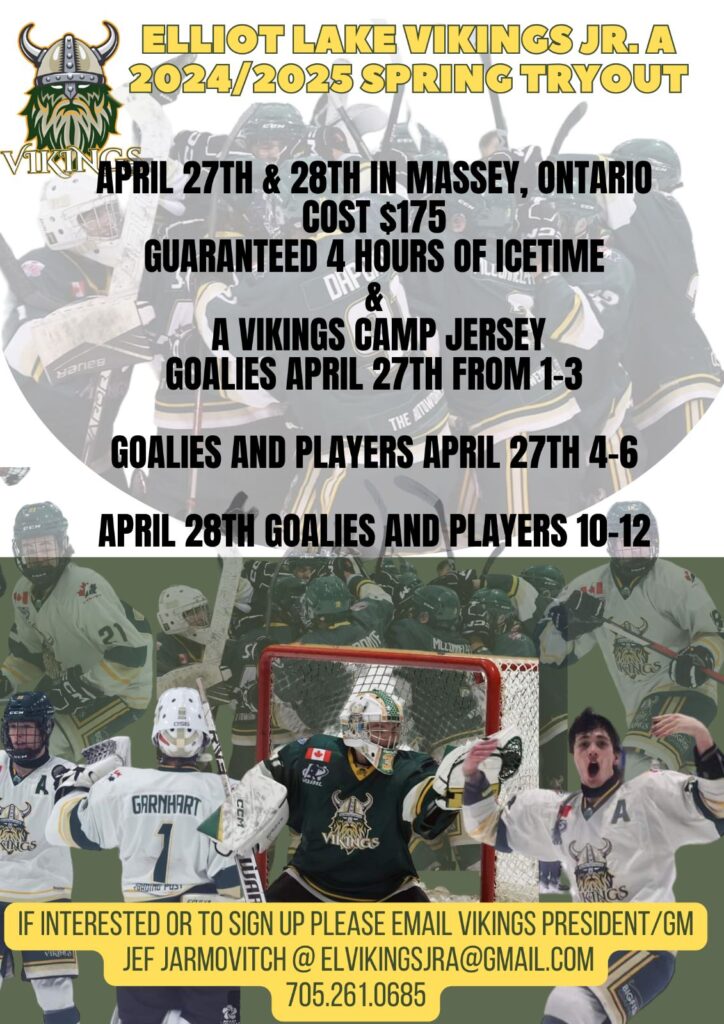 Spring Tryouts | Elliot Lake Vikings